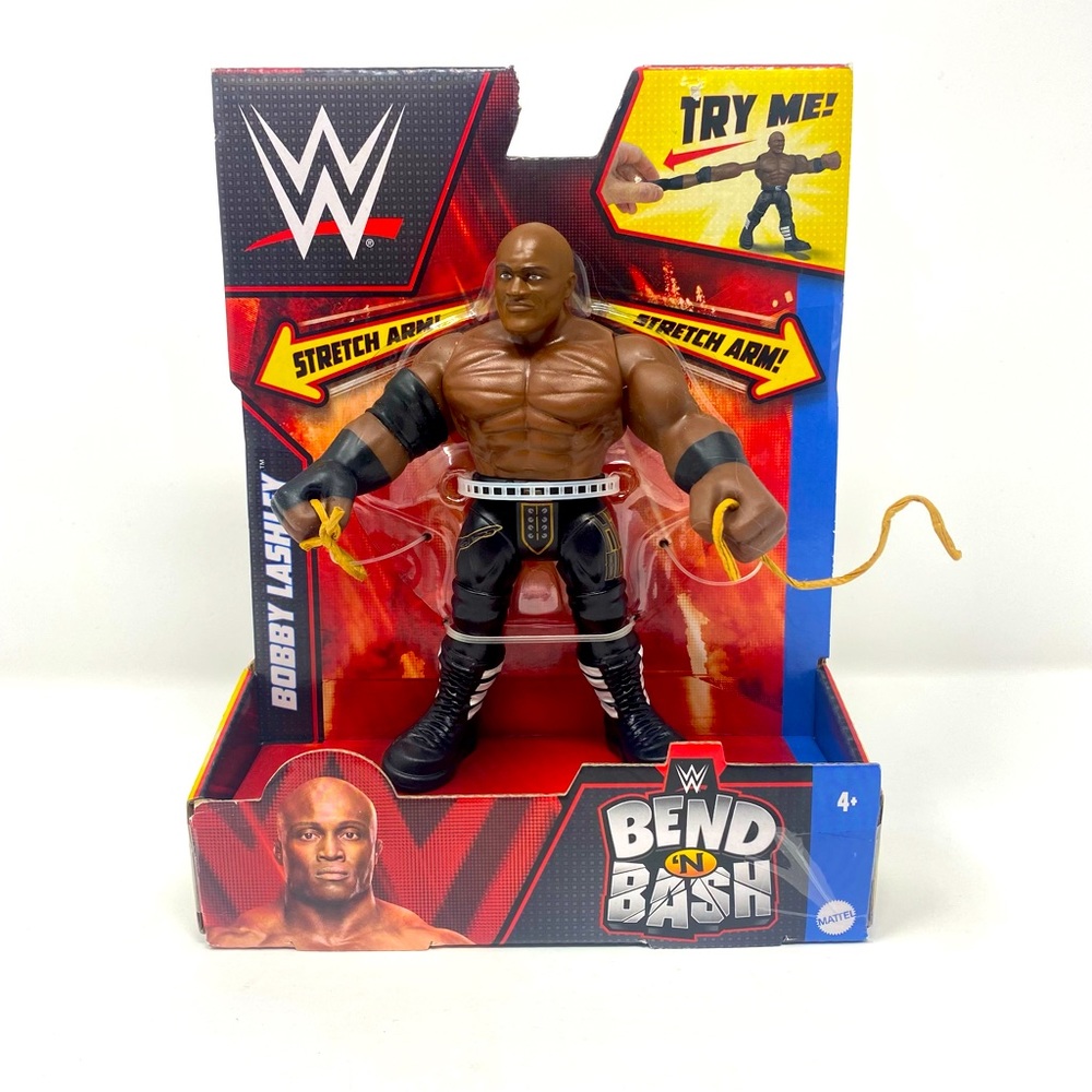 Mattel WWE Bend N' Bash Bobby Lashley 5.5” Action Figure NEW